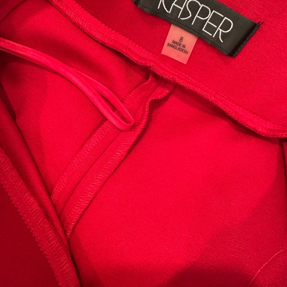 Kasper Elegant Red Women's Kasper Pants